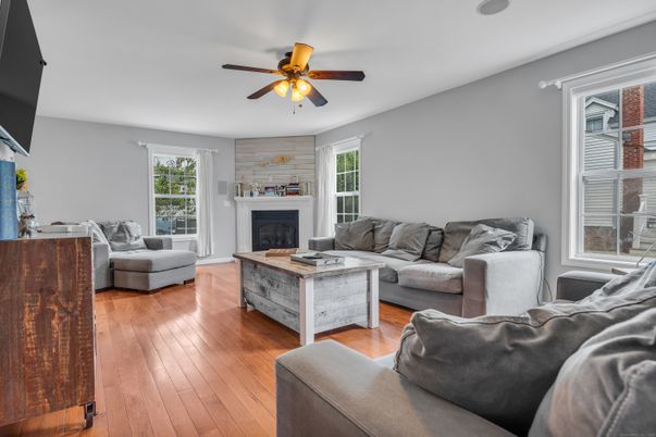 Fireplace, Interior, Living room, Wood Texture Flooring