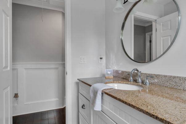 Bathroom, Interior, Wood Texture Flooring