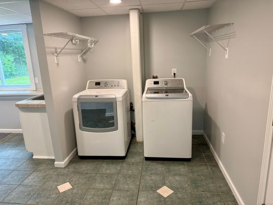 Interior, Recessed Lighting, Washer