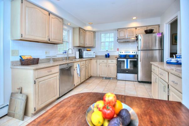 Interior, Kitchen, Recessed Lighting, Stainless Steel Appliances