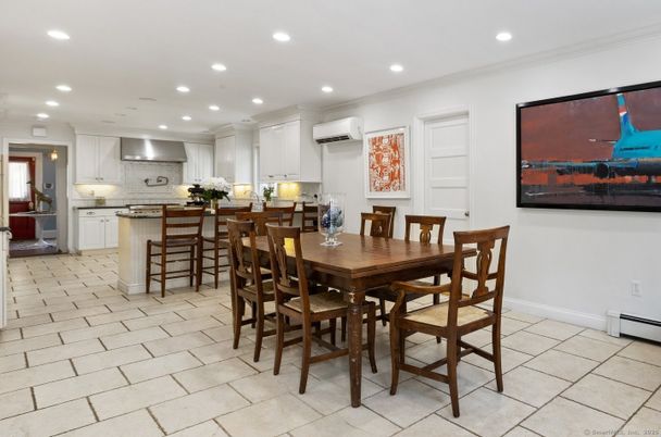 Dining room, Interior, Kitchen, Recessed Lighting