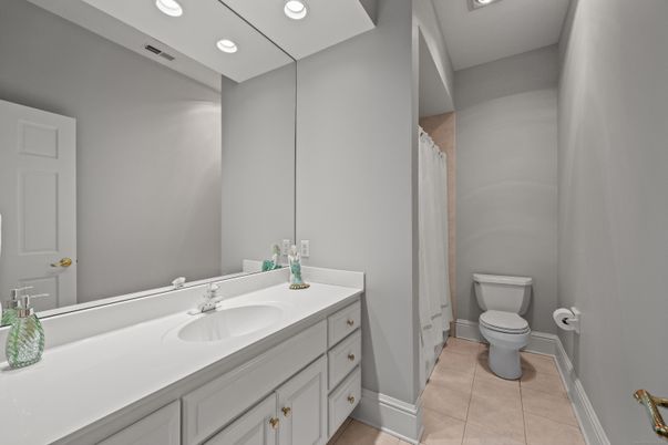 Bathroom, Interior, Recessed Lighting