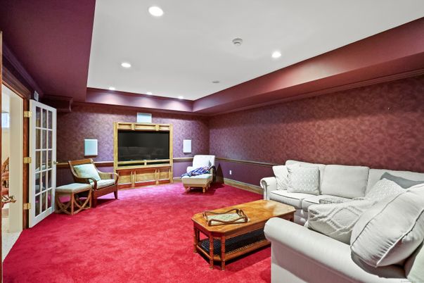 Interior, Living room, Recessed Lighting