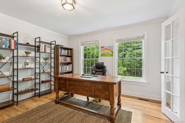 Home Office, Interior, Wood Texture Flooring