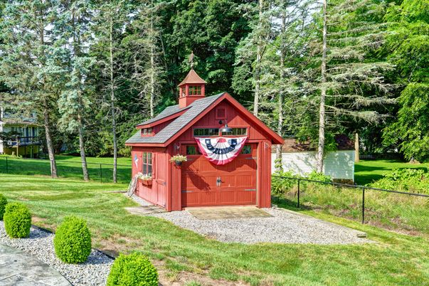 Backyard, Detached Garage, Exterior