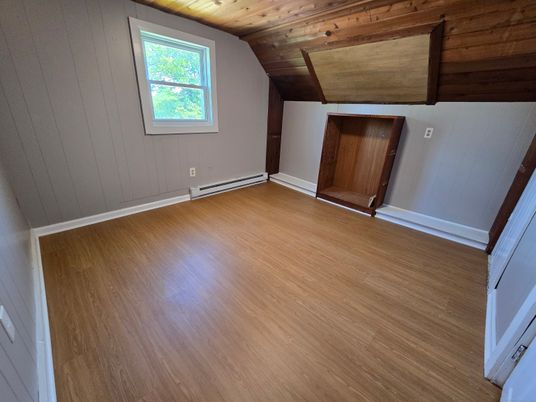 Empty room, Interior, Wooden Ceilings, Wood Texture Flooring