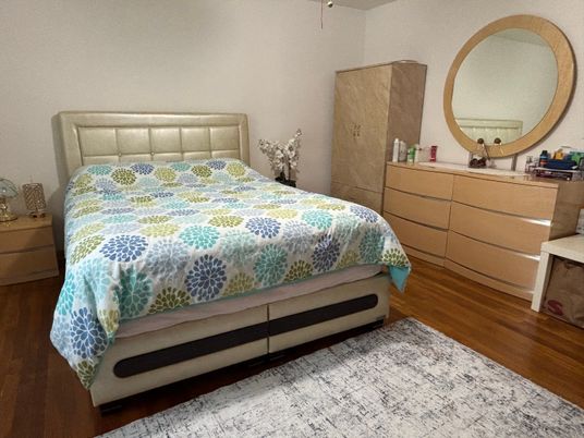 Bedroom, Interior, Wood Texture Flooring