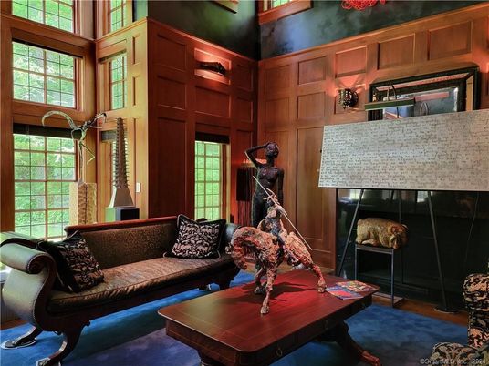 Interior, Living room, Wooden Walls
