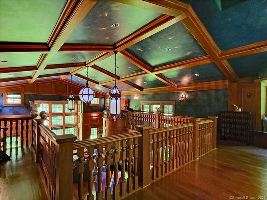Interior, Pendant Lights, Recessed Lighting, Wooden Beams, Wood Texture Flooring