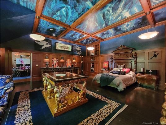 Bedroom, Interior, Pendant Lights