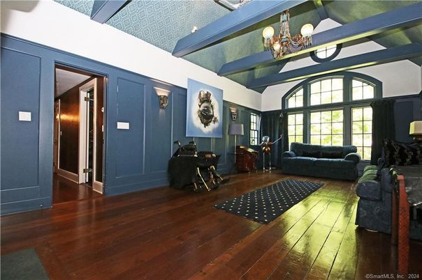 Chandelier, Interior, Living room, Wood Texture Flooring