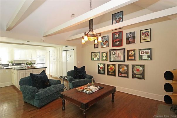 Interior, Kitchen, Living room, Pendant Lights, Wood Texture Flooring