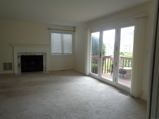 Empty room, Fireplace, Interior
