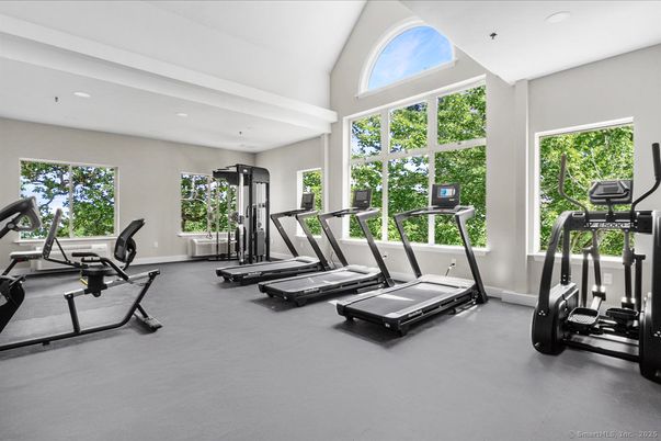 Fitness Equipment, Gym, Interior, Recessed Lighting