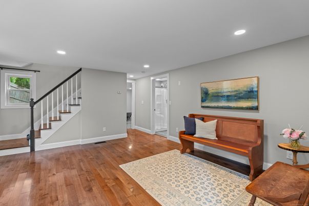 Interior, Recessed Lighting, Wood Texture Flooring