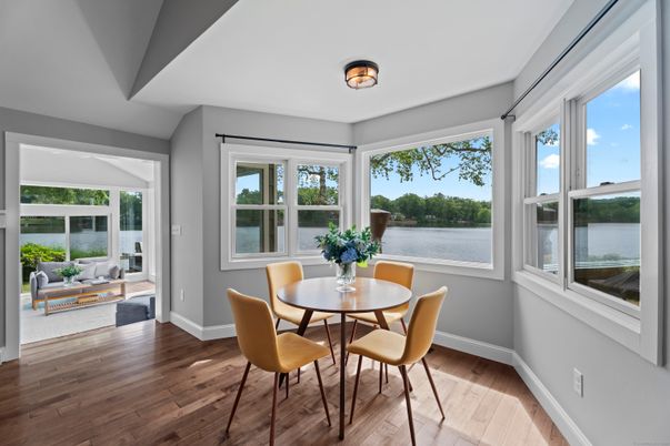 Dining room, Interior, Living room, Water, Wood Texture Flooring