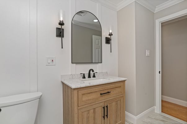 Bathroom, Interior, Wood Texture Flooring