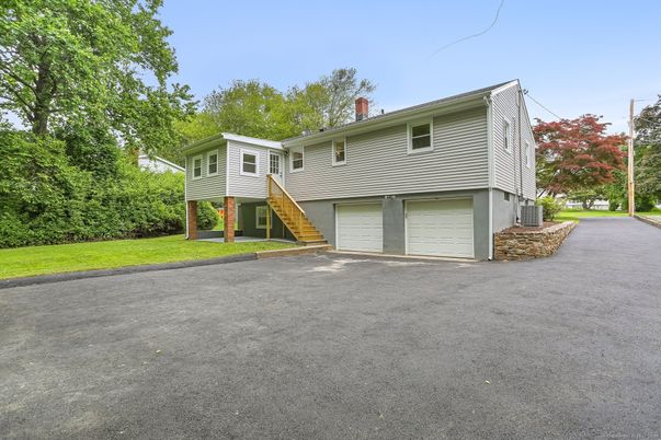 Attached, Exterior, Facade, Raised Ranch