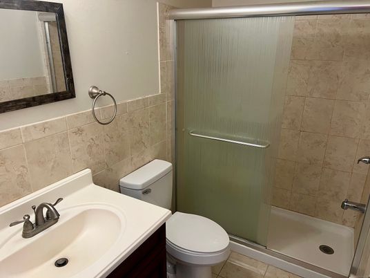 Bathroom, Glass Shower, Interior