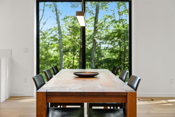 Dining room, Interior, Wood Texture Flooring