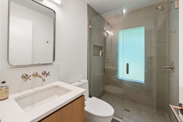 Bathroom, Glass Shower, Interior