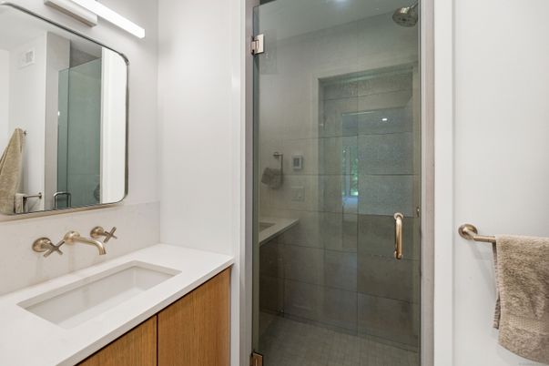Bathroom, Glass Shower, Interior