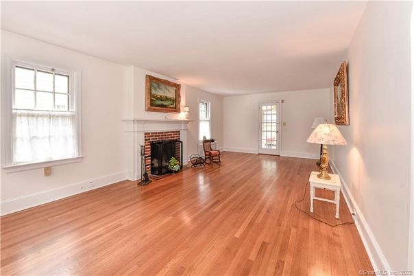 Empty room, Fireplace, Interior, Wood Texture Flooring