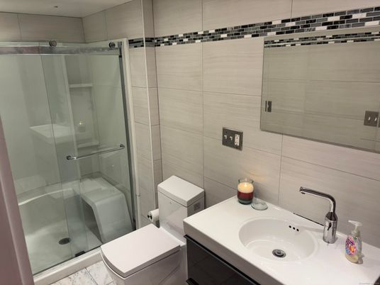 Bathroom, Glass Shower, Interior