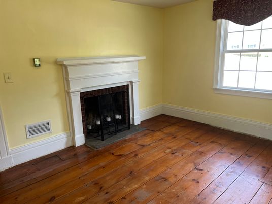 Empty room, Fireplace, Interior, Wood Texture Flooring