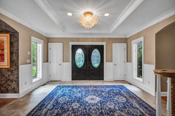 Chandelier, Interior, Recessed Lighting