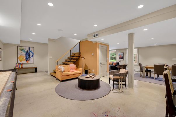 Dining room, Interior, Recessed Lighting