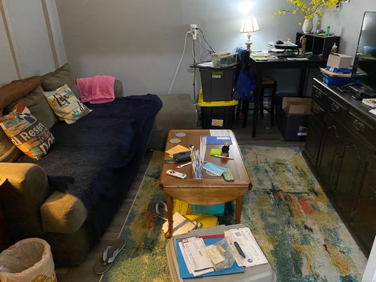 Home Office, Interior, Living room