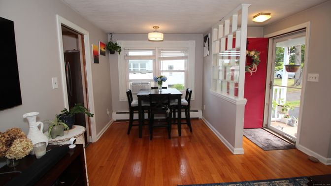 Dining room, Interior, Wood Texture Flooring