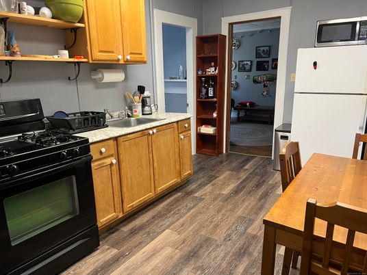 Interior, Kitchen, Wood Texture Flooring