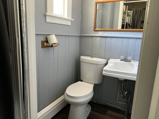 Bathroom, Interior, Wood Texture Flooring