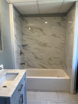 Bathroom, Interior, Marble Walls
