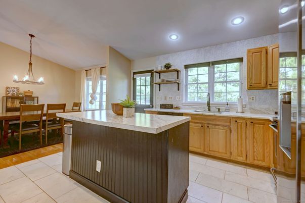 Dining room, Interior, Kitchen, Pendant Lights, Recessed Lighting