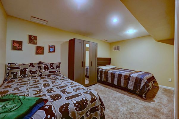Bedroom, Interior, Recessed Lighting
