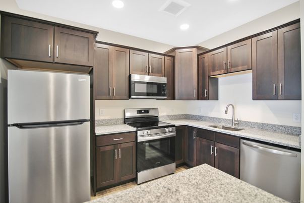 Interior, Kitchen, Recessed Lighting, Stainless Steel Appliances