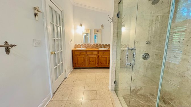 Bathroom, Glass Shower, Interior