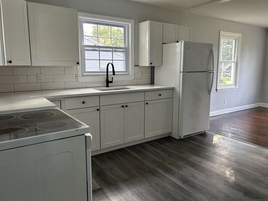 Interior, Kitchen, Wood Texture Flooring