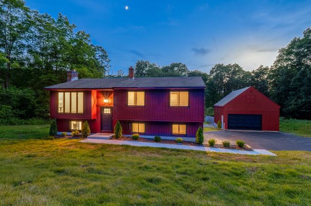 Attached, Backyard, Detached Garage, Exterior, Facade, Raised Ranch