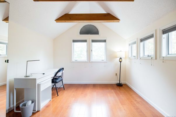 Home Office, Interior, Wooden Beams, Wood Texture Flooring