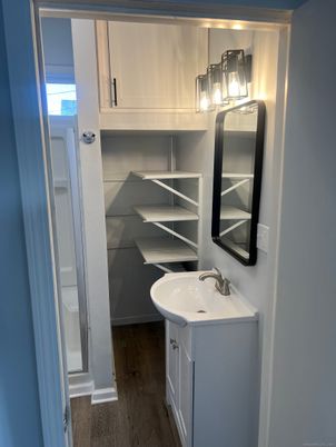 Bathroom, Interior, Wood Texture Flooring