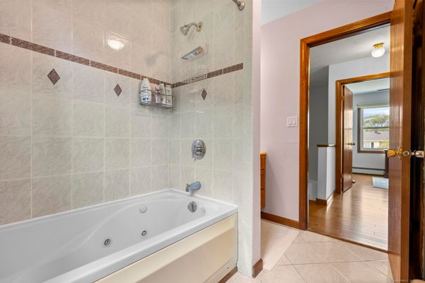 Bathroom, Interior, Wood Texture Flooring