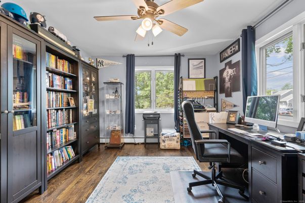 Home Office, Interior, Wood Texture Flooring