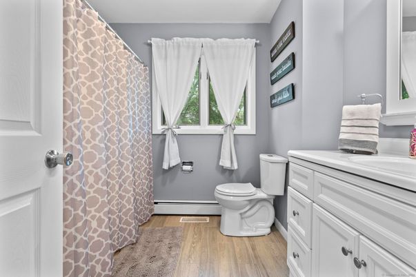 Bathroom, Interior, Wood Texture Flooring