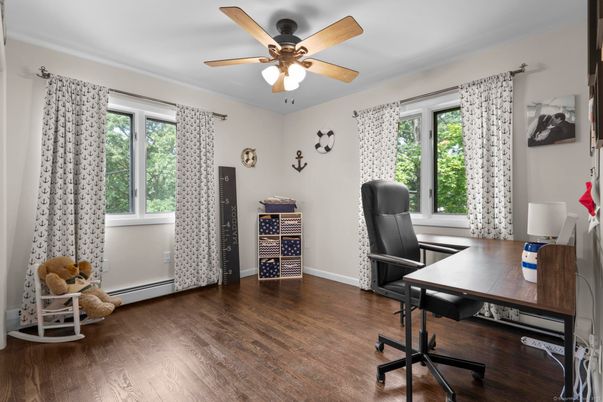 Home Office, Interior, Wood Texture Flooring