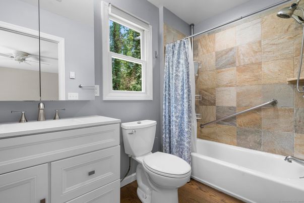 Bathroom, Interior, Wood Texture Flooring