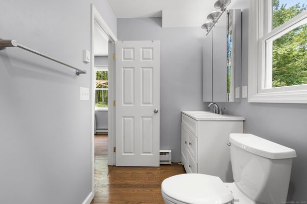 Bathroom, Interior, Wood Texture Flooring